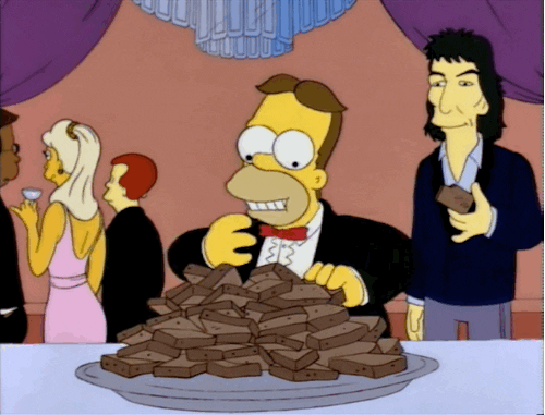 Homer Simpson Eating GIF - Find & Share on GIPHY