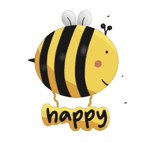 Happy Bumble Bee Sticker For Ios Android Giphy Happy Bumble Bee Sticker For Ios Android Giphy
