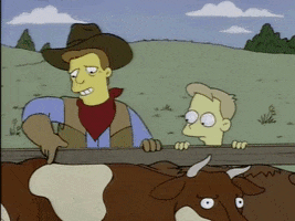 the simpsons meat GIF