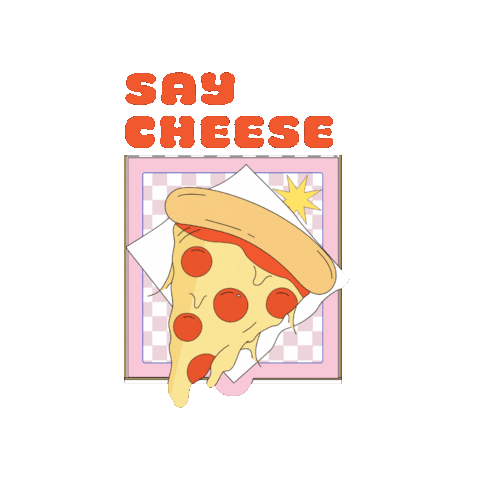 Pizza Eating Sticker by Milk Up Ontario