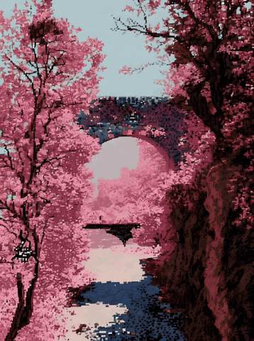 vitruvianeyepiece cherry blossom cherryblossom vitruvianeyepiece GIF