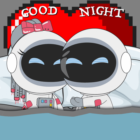 Good Night Love GIF by Astroon
