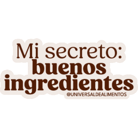 Secreto Sticker by Universal de Alimentos