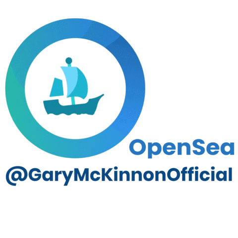 Open Sea Gary Mckinnon Sticker by Project8ball