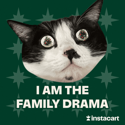Family Drama Christmas GIF by Instacart