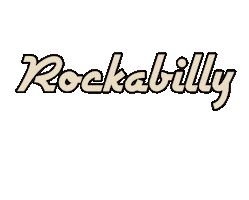 Rockabilly Radio Sticker