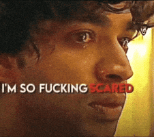 Scared Crying Meme GIF