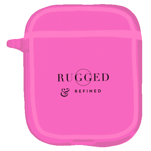 Logo Pink Sticker by Rugged And Refined