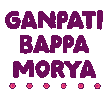 Vinayaka Chaturthi Mumbai Sticker by Sonamm