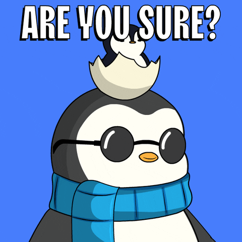 Confused Penguin GIF by Pudgy Penguins
