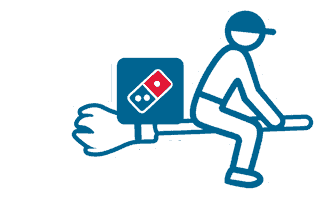 Halloween Delivery Sticker by Domino's Pizza UK