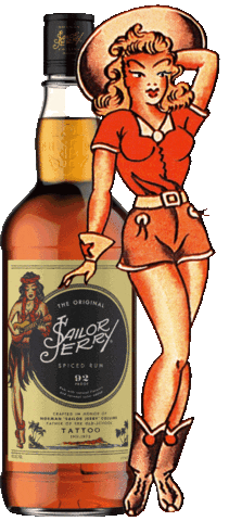 Sailor Jerry Art Sticker by Sailor Jerry Spiced Rum