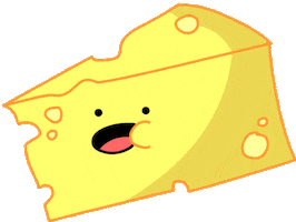 Cheese Omg Sticker by javadoodles