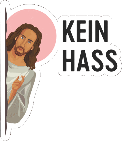 Jesus Love Sticker by Erzbistum Hamburg