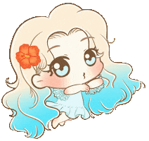 Girl Smile Sticker
