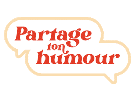 Humour Partage Sticker by Office québécois de la langue française