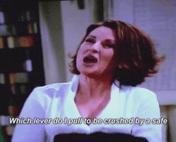 orlesian-regal reaction funny will and grace karen walker GIF