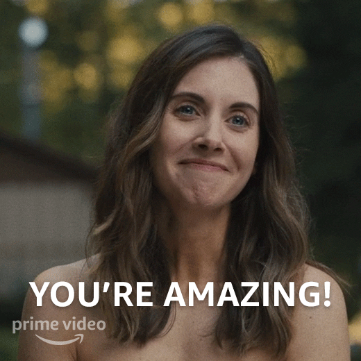 Im So Proud Alison Brie GIF by Amazon Prime Video