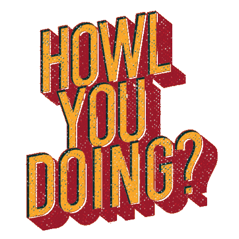 University Wolfpack Sticker by AUK