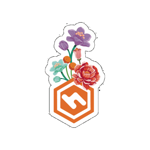 Flowers Sticker by HoneyGrove