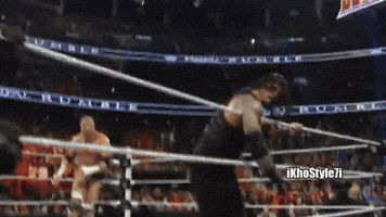 normanvaras wwe 2016 roman reigns hhh GIF