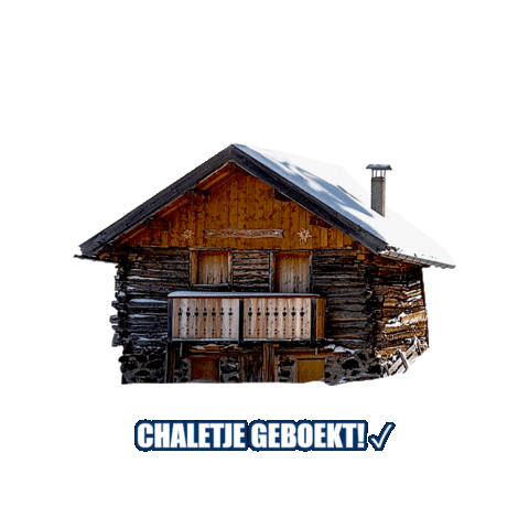 Ski Chalet Sticker by Chalet.nl Wintersport