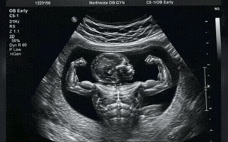 Muscle Baby GIF