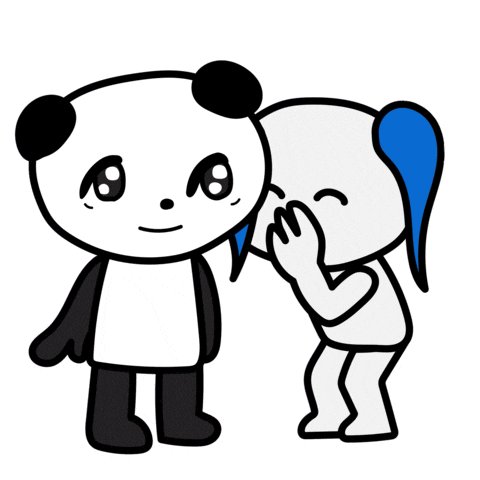 Panda Talk Sticker
