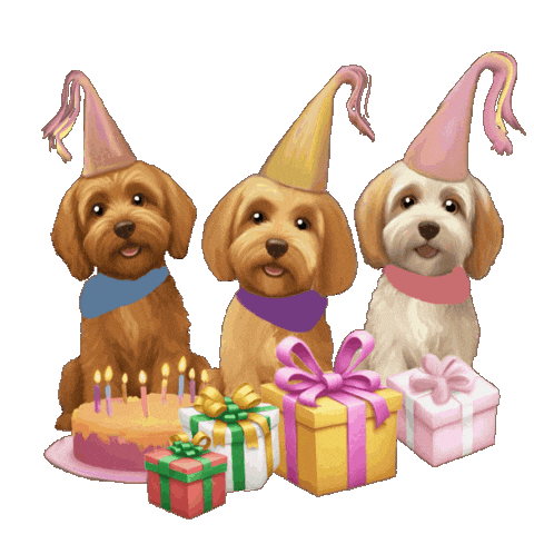 Dog Party Sticker