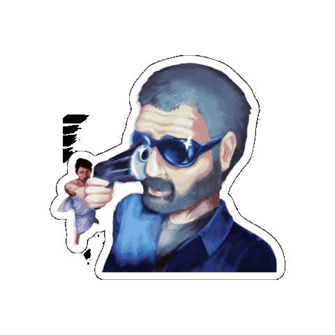 Fight Gun Sticker by Telfaz11