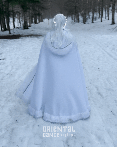 Ice Queen Christmas GIF by Oriental Dance on line