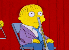 The Simpsons Flute GIF