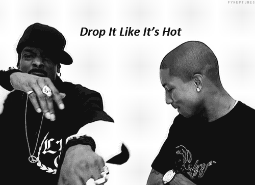 Image result for drop it like it's hot gif