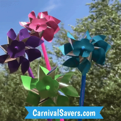 CarnivalSavers spinning wind windy day carnival savers GIF