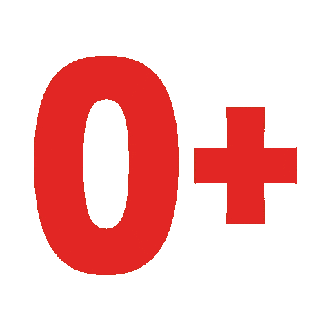 Blood O Sticker by Australian Red Cross Lifeblood