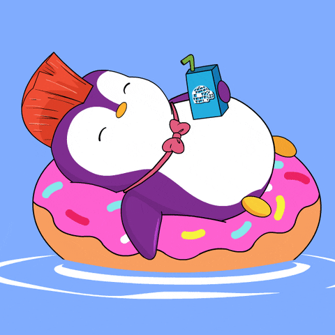 Summer Chilling GIF by Pudgy Penguins
