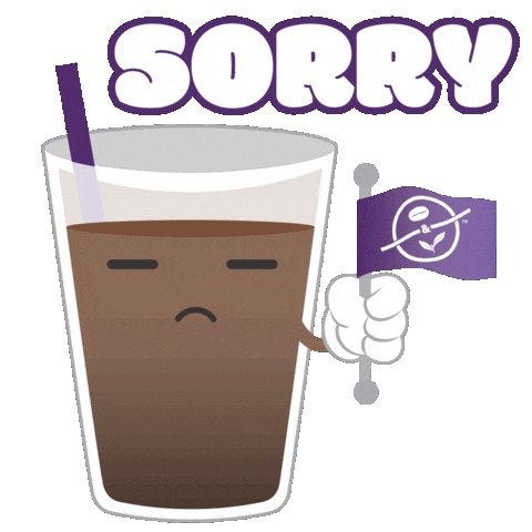 Sorry Borninsocal Sticker by CoffeeBeanSingapore