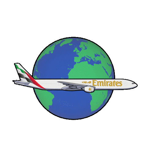 Travel World Sticker by Emirates