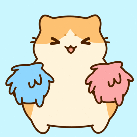 Cheering Neko GIF by Bichi Mao