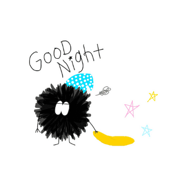 Sleepy Night Sticker