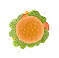 Cheeseburger Sticker