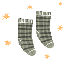 Winter Socks Sticker