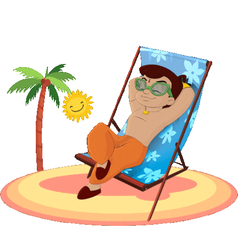 Happyweekend Weekendmood Sticker by Chhota Bheem