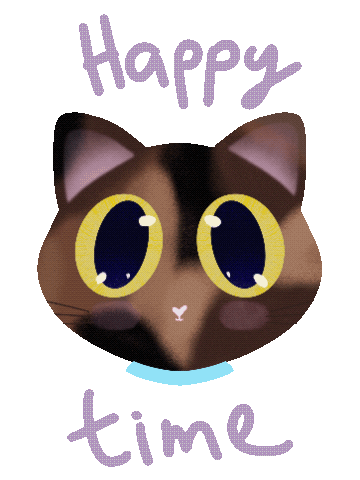 Happy Cat Sticker