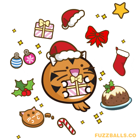 Happy Christmas Cookies GIF by Fuzzballs