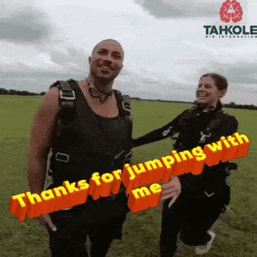 Jump Thank You GIF by TahKole Bio Integration