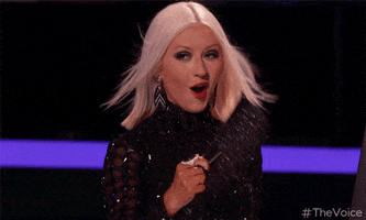 excited the voice GIF by T. Kyle