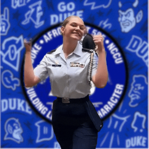 Airforce Rotc GIF by Duke AFROTC