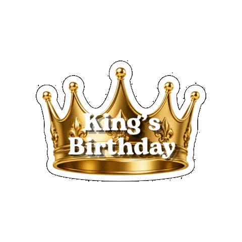 Crown Birthday Sticker by NZ Collab