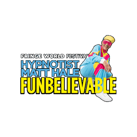 Fringe Festival Fun Sticker by Matt Hale Hypnotist